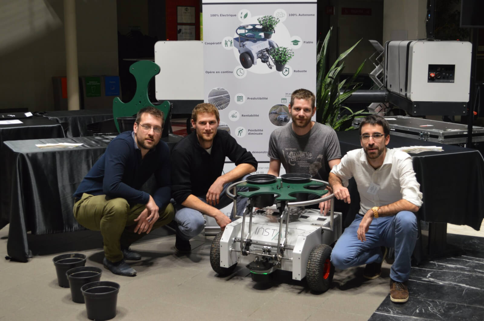 Rev'Agro projet Instar Robortics photo équipe concours